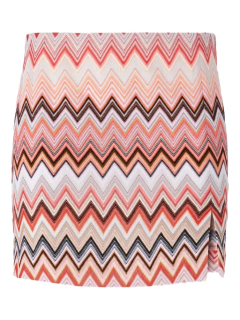 Missoni Zigzag-pattern mini skirt 