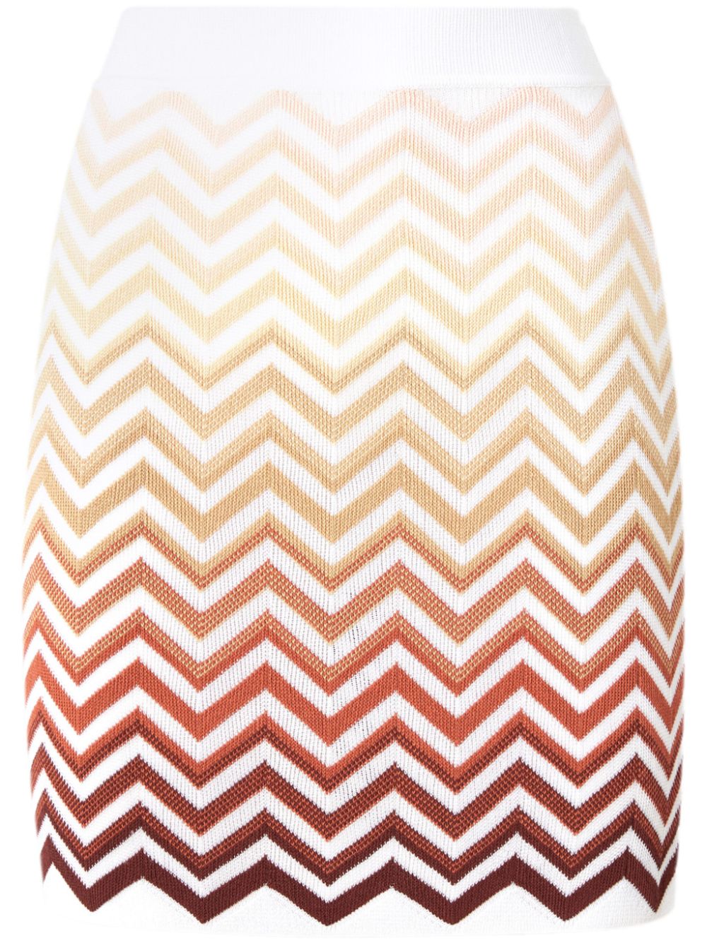 zigzag mini skirt