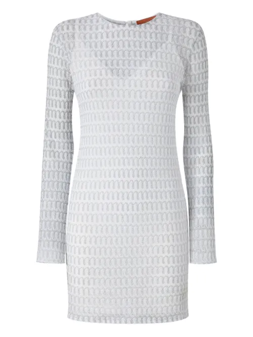 Robe en maille à coupe courte - Missoni - Modalova