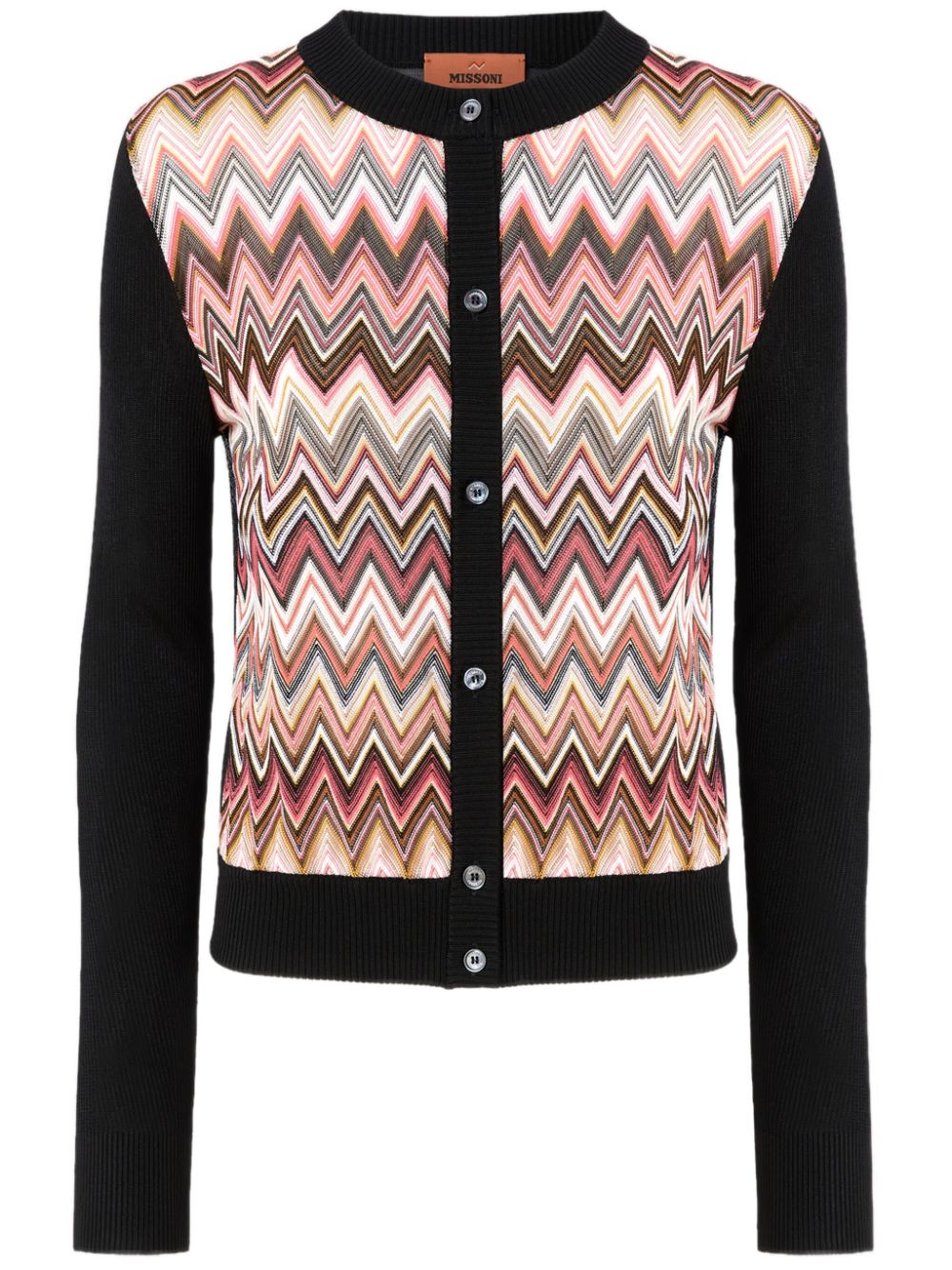 Missoni Vest met chevron streep Zwart