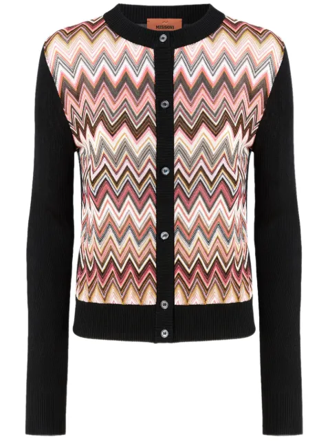Missoni chevron-insert cardigan