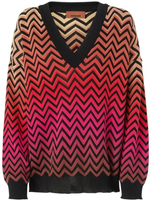 Pull à motif de chevrons - Missoni - Modalova