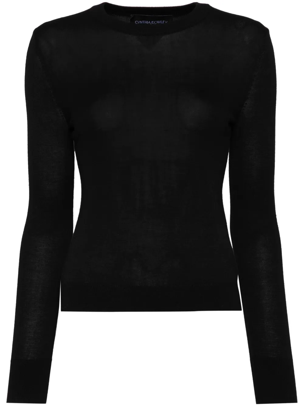 crew-neck top