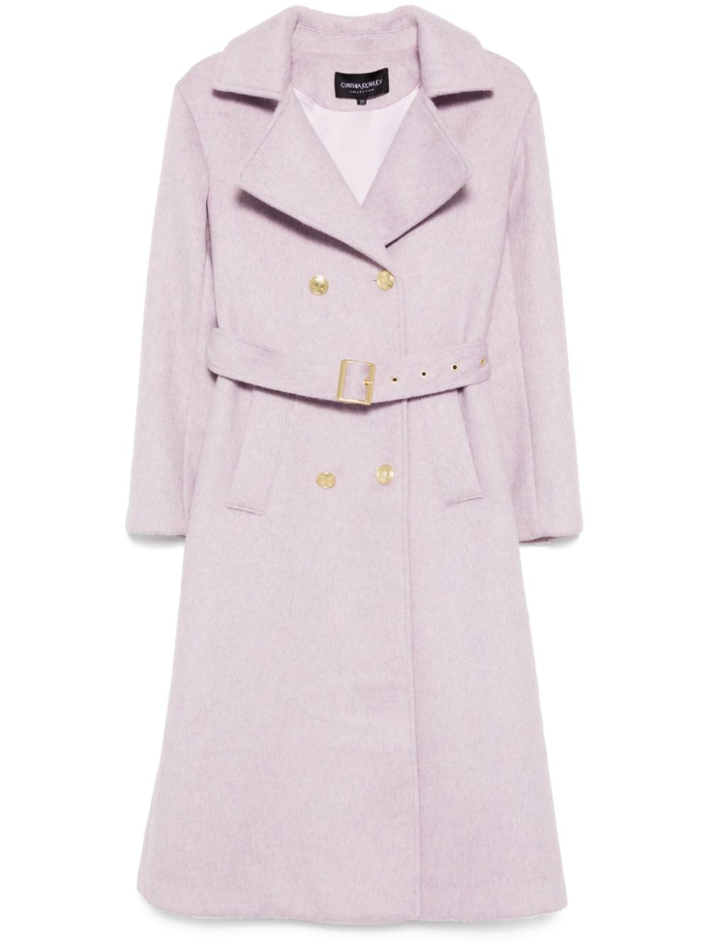 fuzzy trench coat