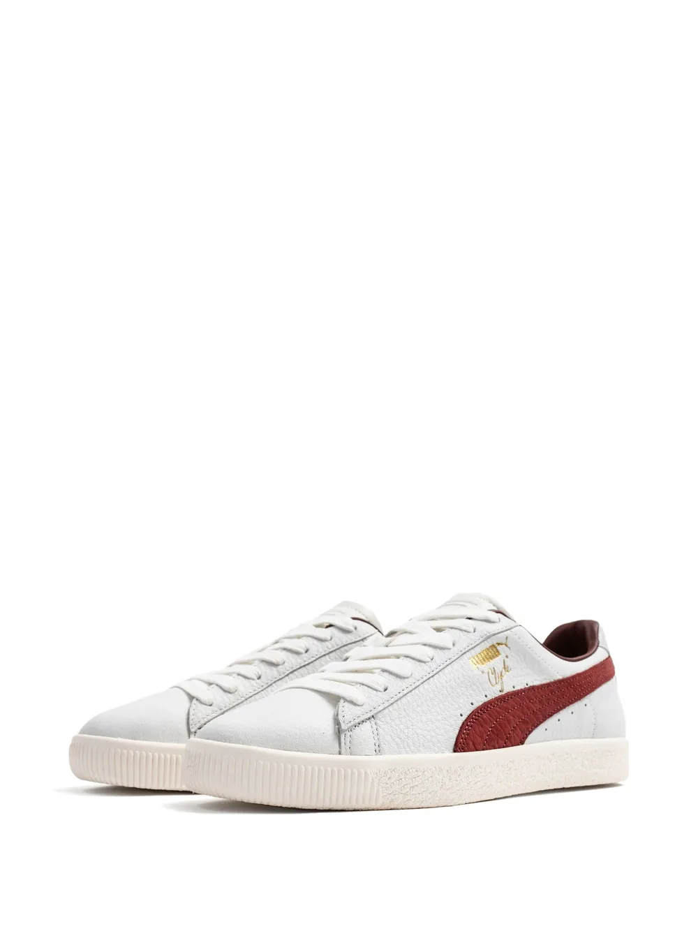 PUMA Clyde Made In Italy " White Intense Red" sneakers