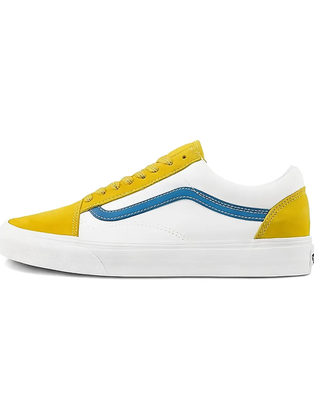 Vans Old Skool White/yellow/blue