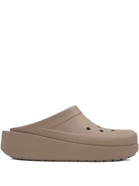 Crocs blunt-toe platform clogs