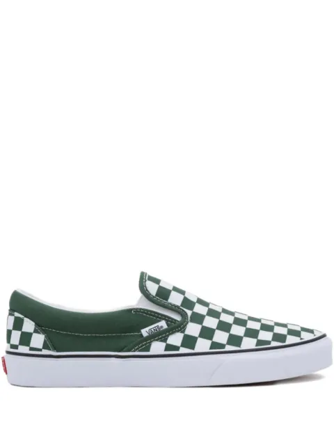 Vans Checkerboard "White/Green" sneakers 