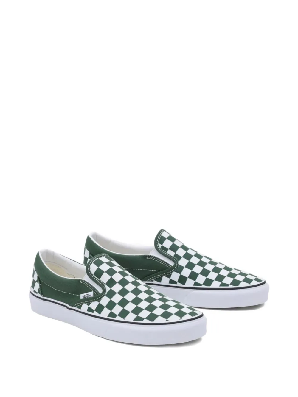 Vans Checkerboard "White Green" sneakers