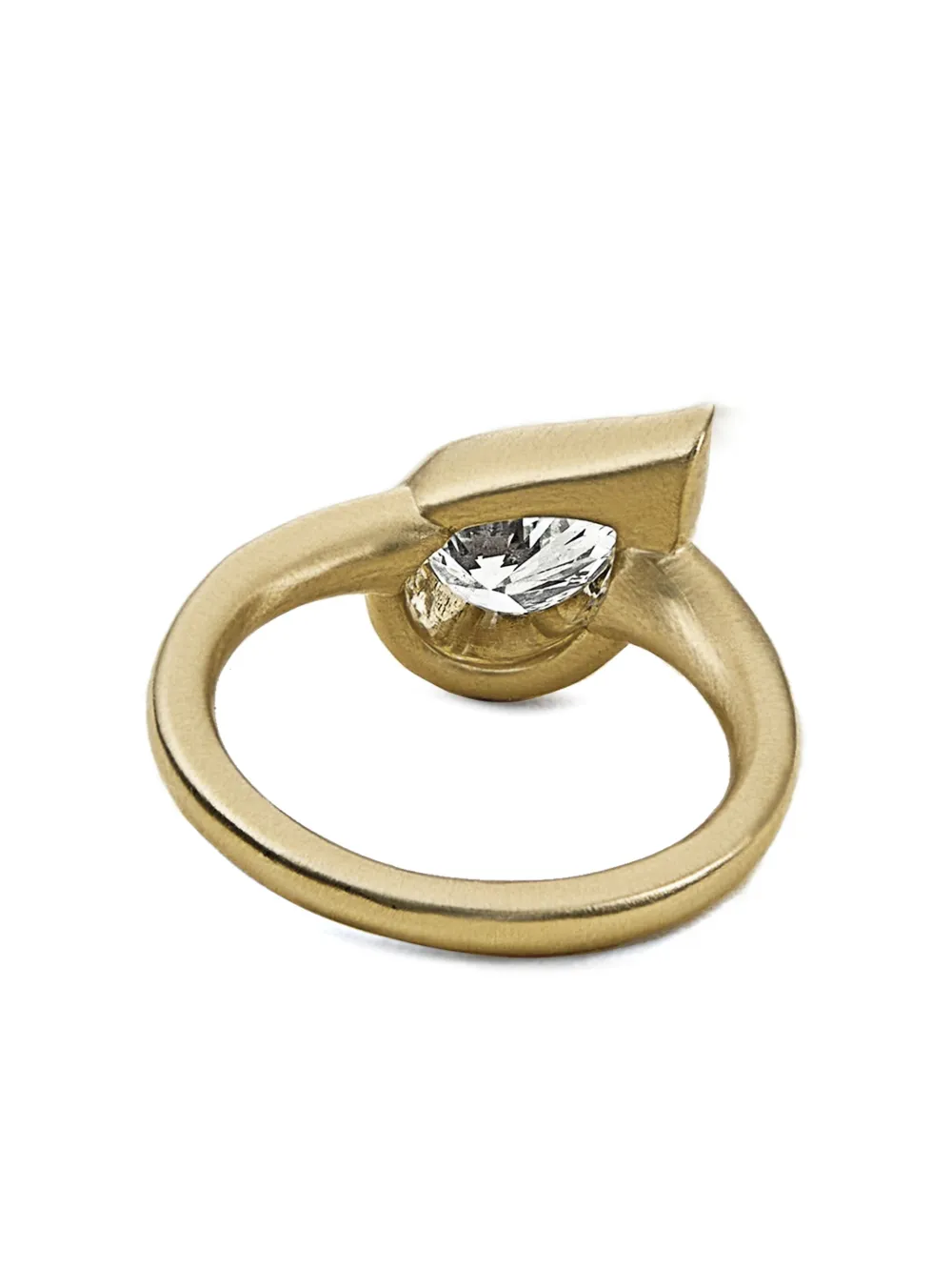 Jewels Aficionado 18kt yellow gold mini Mika diamond pinky ring | Image 2
