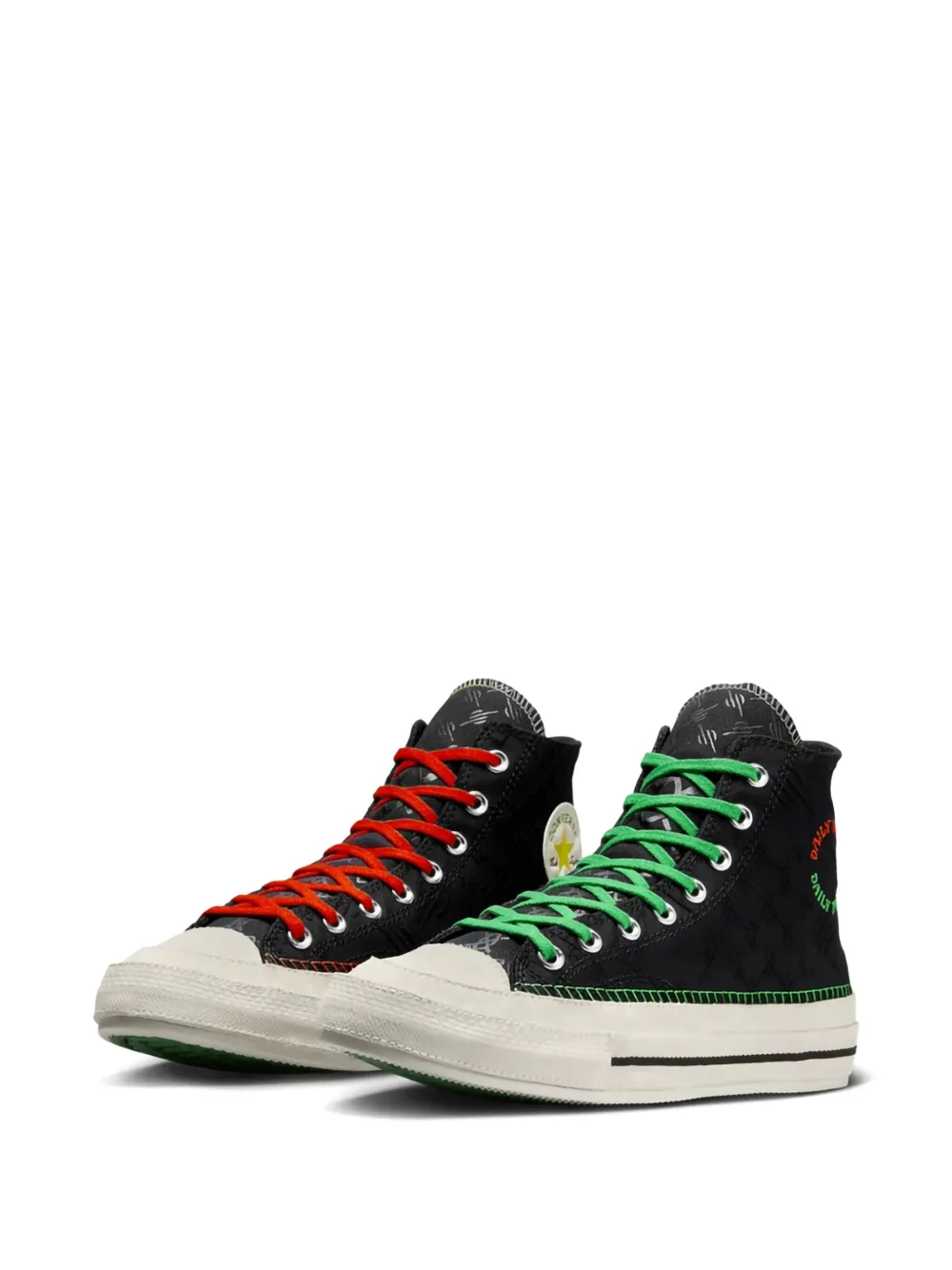 Converse x Daily Paper Chuck 70 "Pan-African - Black" sneakers - Zwart