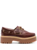 Timberland Stone Street 3 Eye WMNS ""Burgundy Full Grain"" - Red