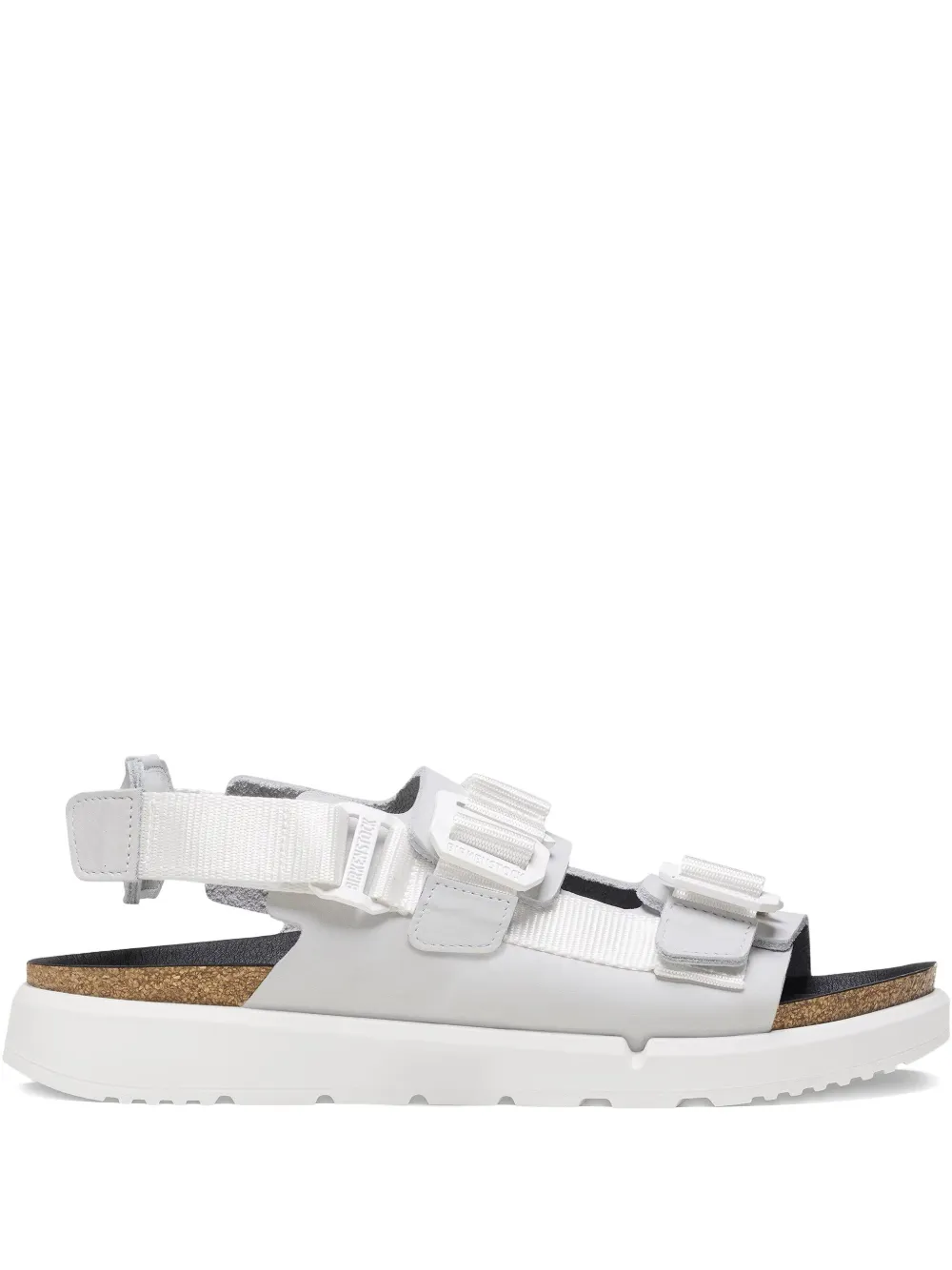 Birkenstock Shinjuku buckle-strap sandals White