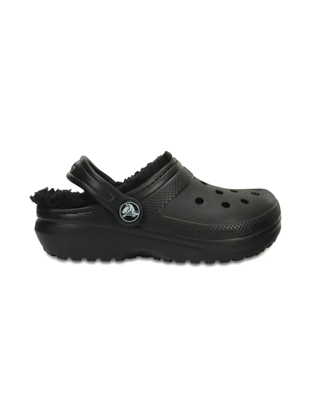 Crocs Classic Lined TD "Black" klompen Zwart