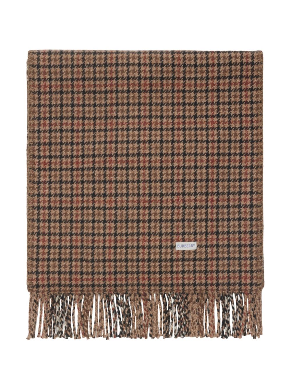 Burberry checked reversible scarf Men