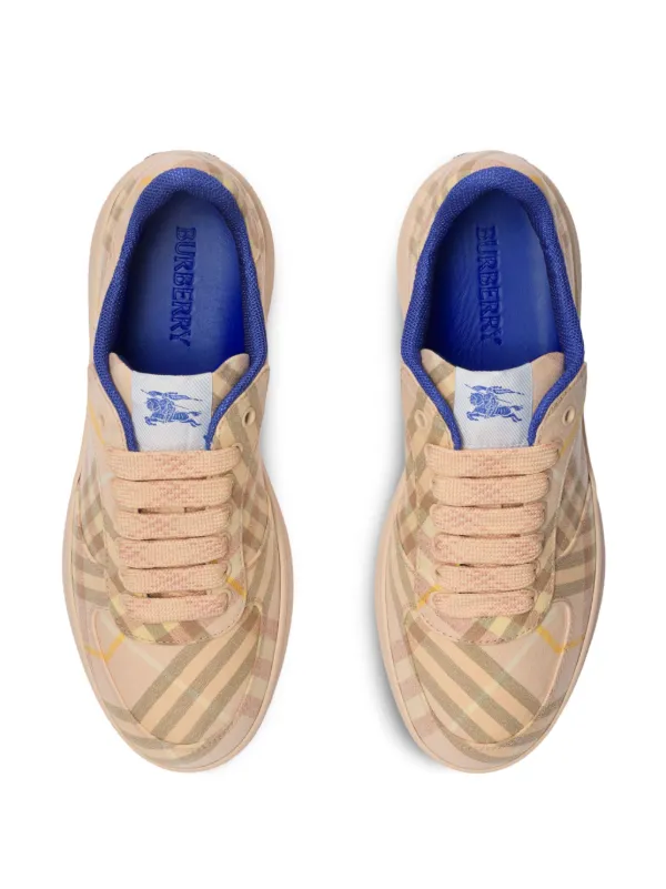 スニーカー Burberry Terrace Sneakers - Burberry - Synthetic - Beige Burberry Terrace Sneakers | Neutrals | FARFETCH CA