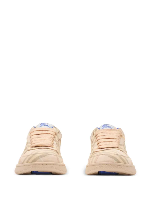 スニーカー Burberry Terrace Sneakers - Burberry - Synthetic - Beige Burberry Terrace Sneakers | Neutrals | FARFETCH CA