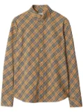 Burberry checked cotton shirt - Brown