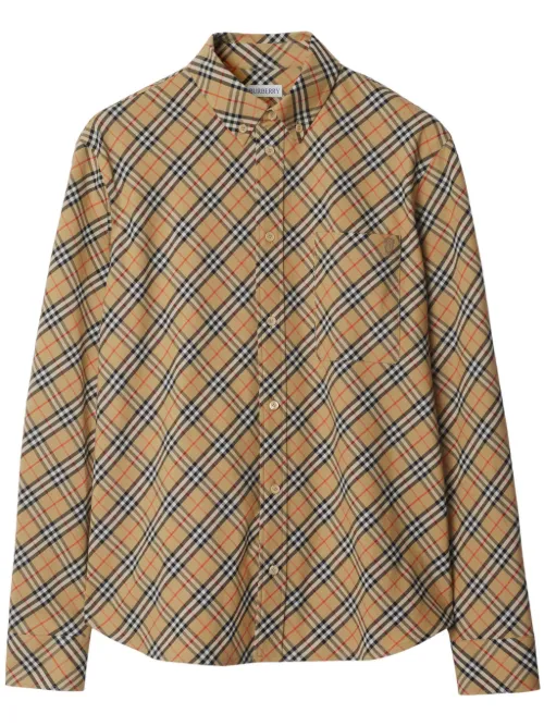 Chemise en coton à carreaux - Burberry - Modalova