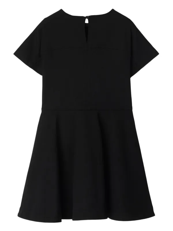 Burberry Kids Check Label ワンピース | ブラック | FARFETCH JP