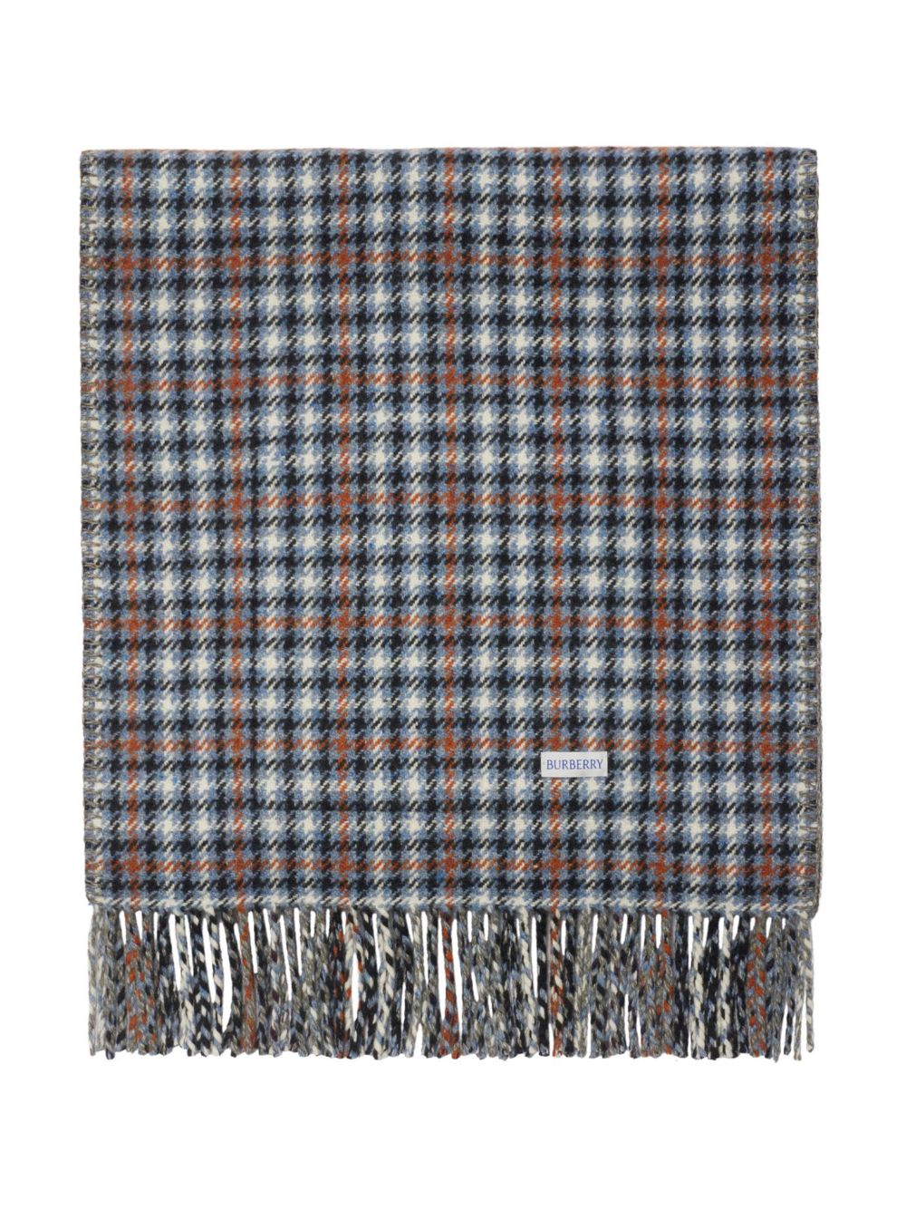 Burberry checked reversible scarf Men