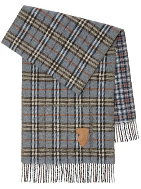 Burberry checked reversible scarf Women