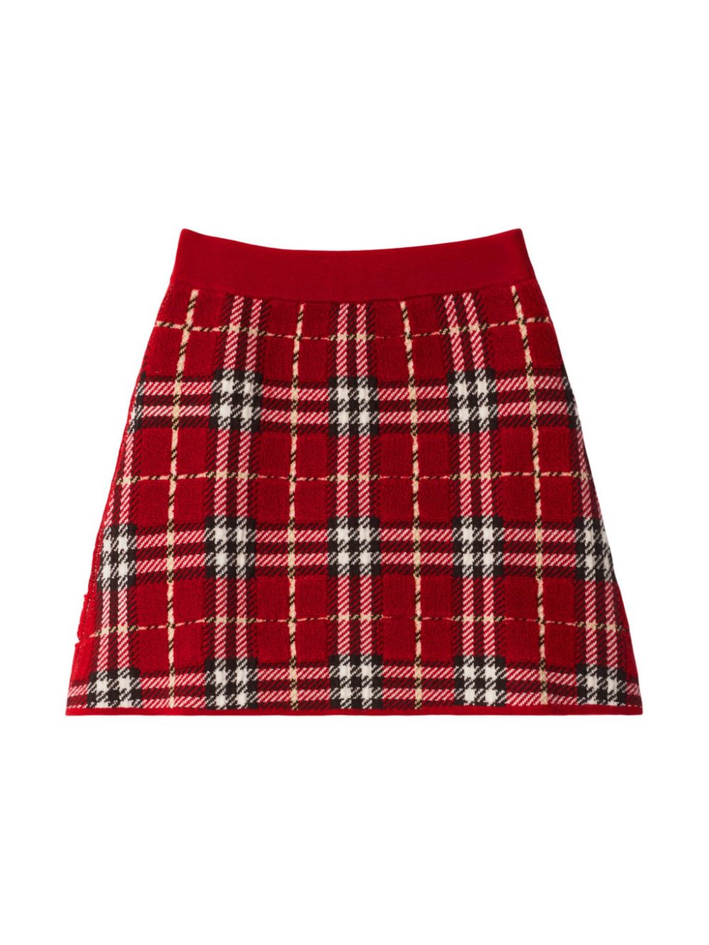 Burberry Kids wool skirt - Red