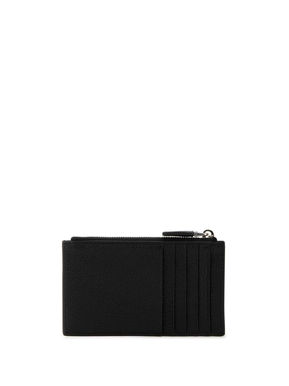 Prada saffiano leather card holder - Zwart