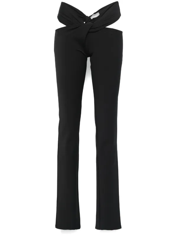 パンツ COPERNI Woman Pants Black COPP131F3004 BLK Coperni Flap Tailored Trousers | Black | FARFETCH