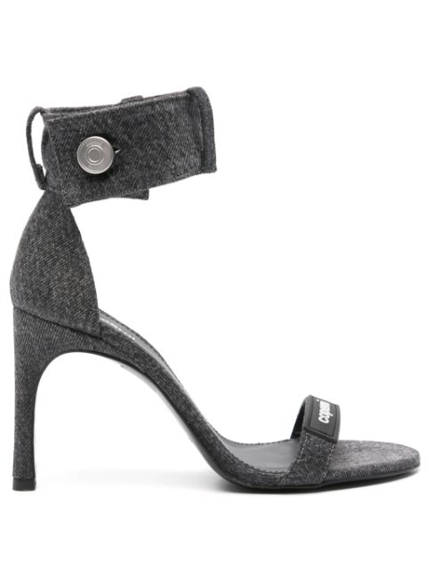 Coperni 100mm denim sandals Women