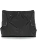 Coperni cargo mini skirt - Black