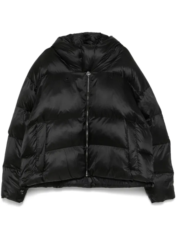 WYM ダウンジャケット　パデッドジャケット（ブラック） WYM LIDNM ダウンジャケット ダウン WATER-REPELLENT NYLON 66