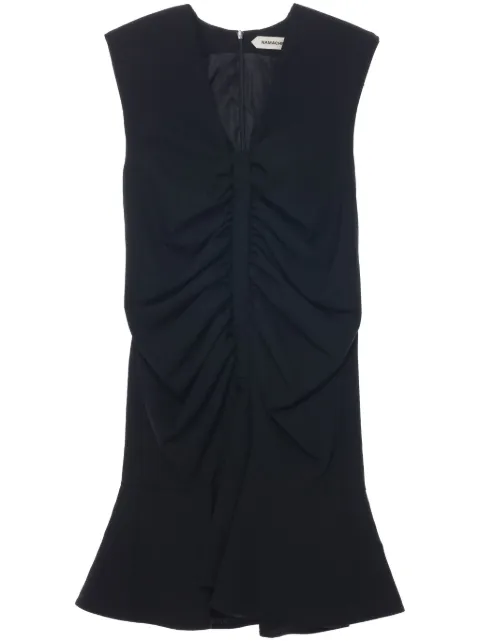 Namacheko V领百褶上衣