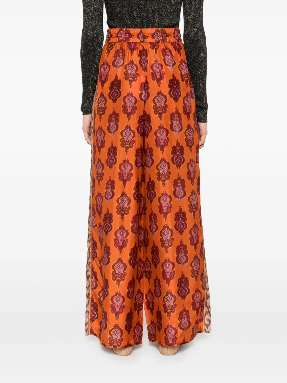 ZIMMERMANN Wylie palazzo broek Oranje
