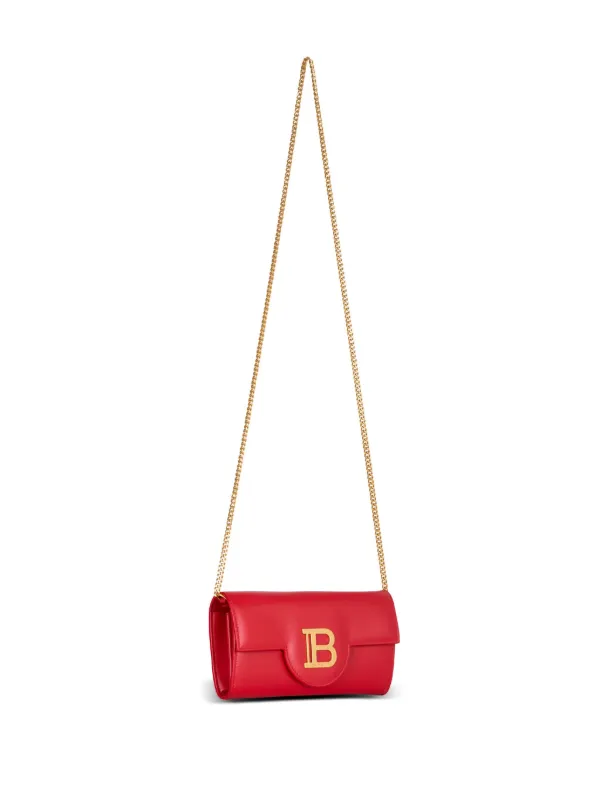 Balmain B-Buzz Shoulder Bag | Red | FARFETCH BN