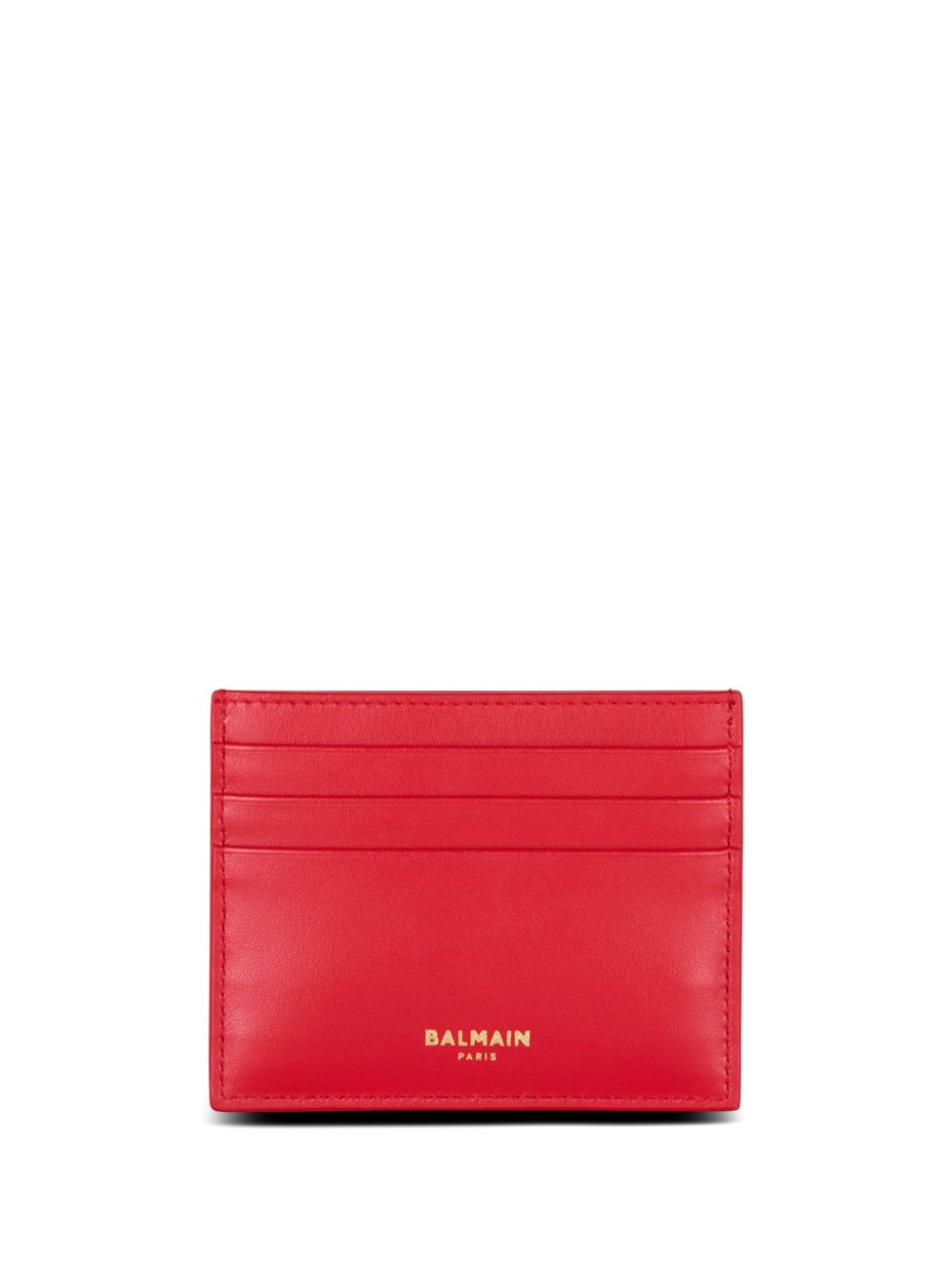 Balmain Pasjeshouder met logoplakkaat - Rood