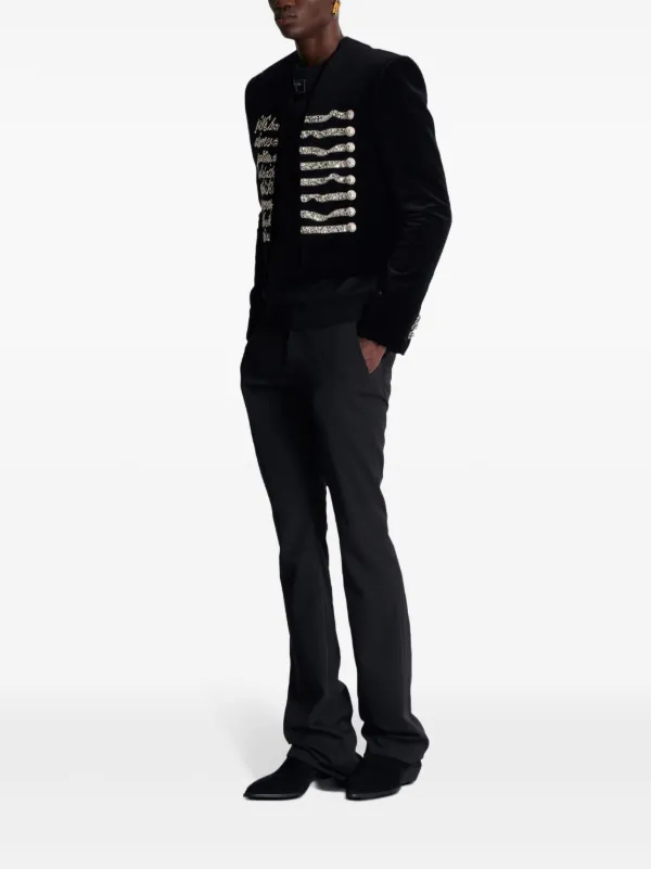 Balmain Spencer Velvet Jacket | Black | FARFETCH