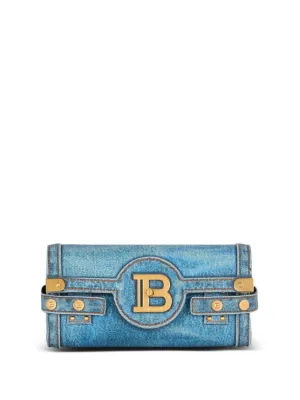 Balmain クラッチバッグ Balmain Black Logo Pouch Clutch – Addicted to Handbags