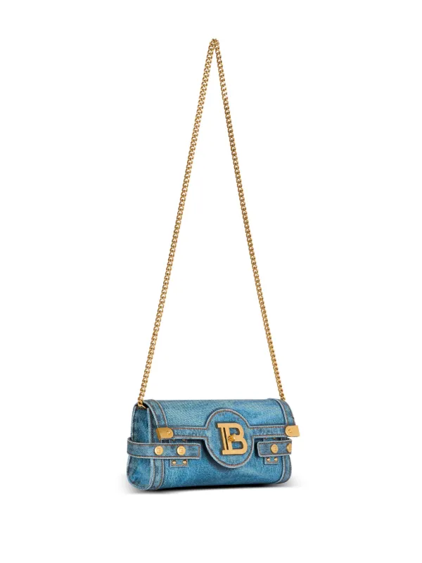 Balmain B-Buzz Pouch 23 Blue FARFETCH PH