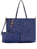 Balmain Emblème tote bag - Blue