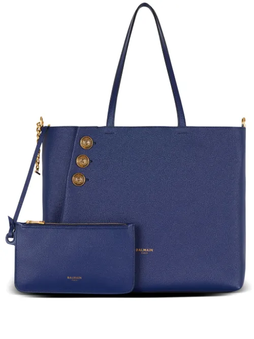 Sac porté épaule Emblème - Balmain - Modalova