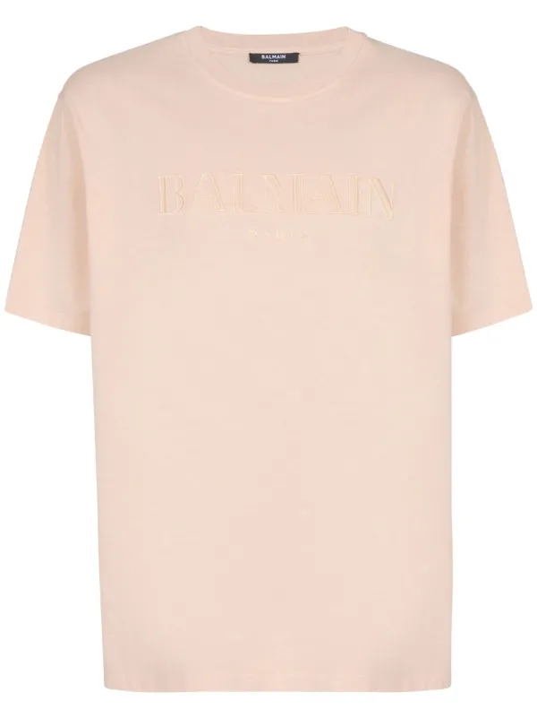 Balmain ロゴ Tシャツ | ニュートラル | FARFETCH JP