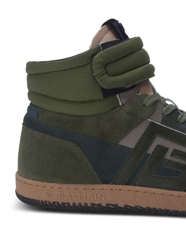 Balmain Swan Sneakers | Green | FARFETCH