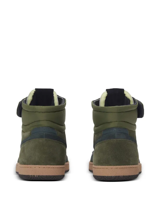 Balmain Swan Sneakers | Green | FARFETCH