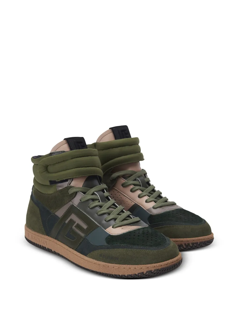 Balmain Swan sneakers Green