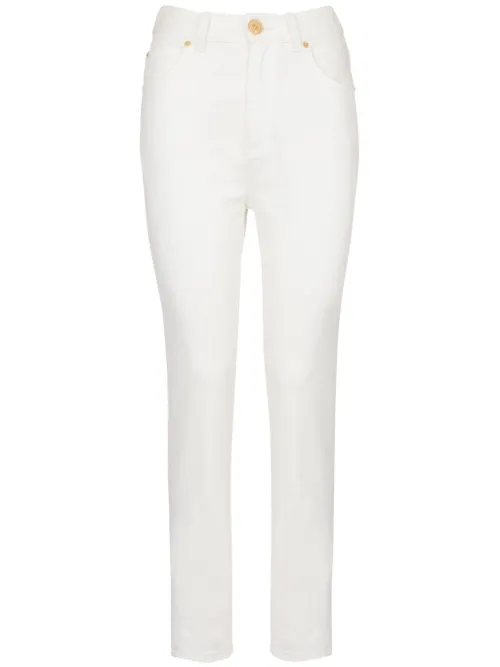 Balmain jean à coupe slim - Blanc - Balmain - Modalova