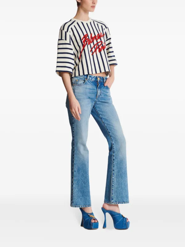 【関税＆送料込み】Balmain Striped Baseball T-Shirt 26986790_56528888_600.jpg