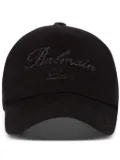 Balmain logo-embroidered baseball cap - Black
