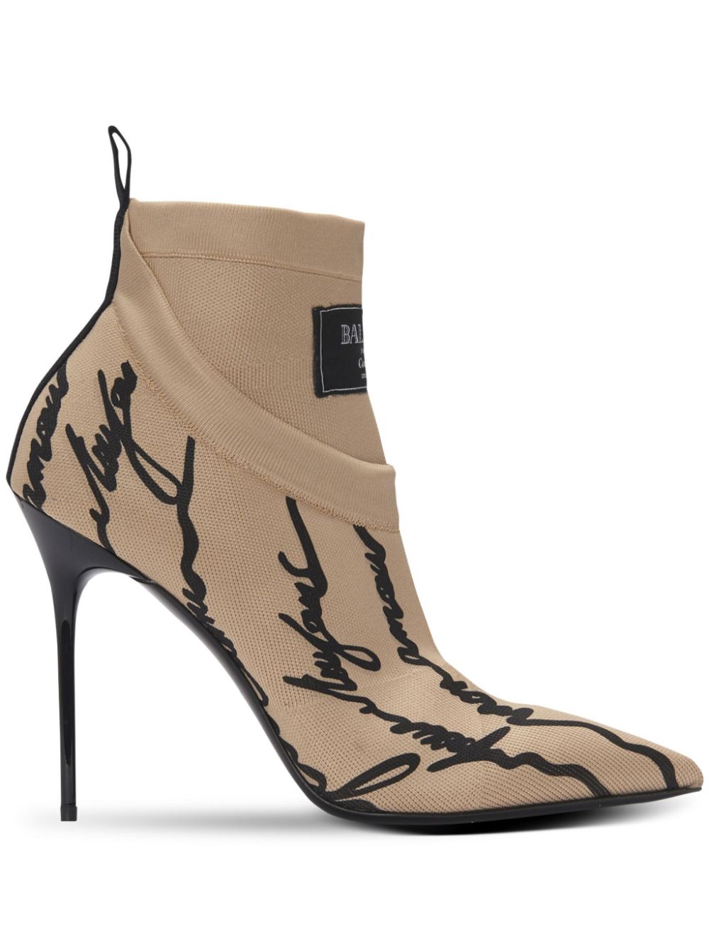 Balmain Love Letter boots Neutrals