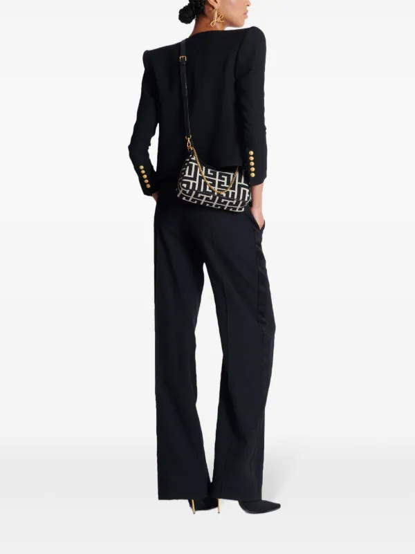 Balmain B-Army Shoulder Bag | Black | FARFETCH